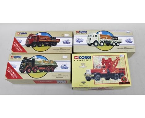 CORGI CLASSIC DIE-CAST COMMERCIAL VEHICLES Brewery Series 7327 Atkinson 8-wheel Rigid with load Eddie Stobart, 97317 Foden Fl