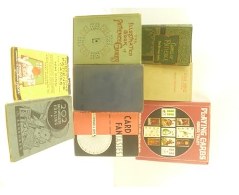 A SELECTION OF EIGHT VOLUMES RELATING TO "PLAYING CARDS" including; Games of Patience by W. Jones, Playing Cards by Roger Til