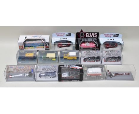 A COLLECTION OF VARIOUS CORGI DIE-CAST COLLECTOR'S VEHICLES including; 2 x Inspector Morse Jaguar 2.4, Alvis Thunderbirds, Or