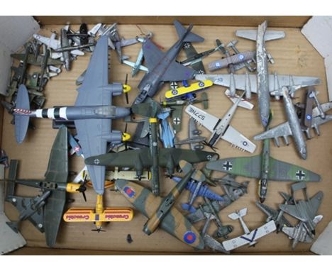 A COLLECTION OF MAINLY DIE-CAST AND OTHER MODEL AEROPLANES to include; Dinky Supertoys no.998 Britannia Airliner, Dinky Toys 