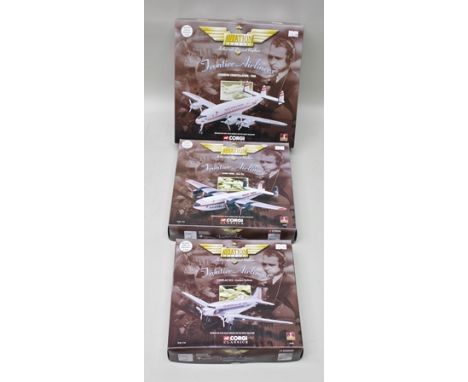 CORGI CLASSICS DIE-CAST AVIATION ARCHIVE SERIES including; 47105 Douglas DC-3 Eastern Airlines, 47203 Avro York Dan-Air and 4