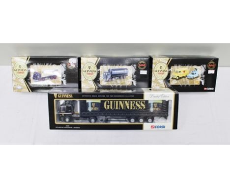 CORGI LIMITED EDITION DIE-CAST COLLECTABLE COMMERCIAL VEHICLES including; 23701 Guinness Leyland Octopus with container, 0800