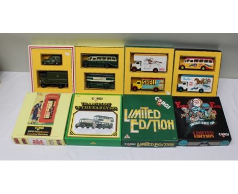 CORGI DIE-CAST MODELS including GPO Telephones limited edition Morris Minor van and AEC Cabover van with D15/1, limited editi