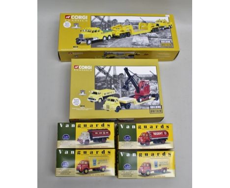 CORGI CLASSICS DIE-CAST COMMERCIAL VEHICLES including; Building Britain set no.17702 Wimpey Scammell Constructor 24-wheel gir