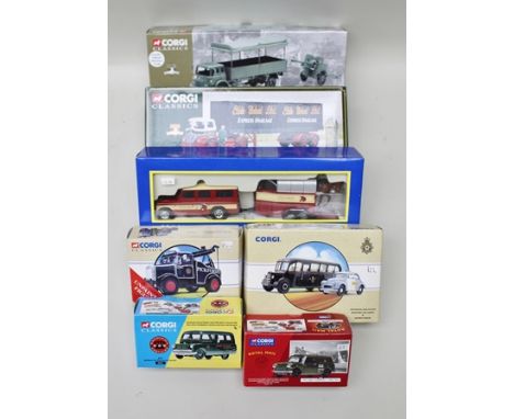 CORGI CLASSICS DIE-CAST COMMERCIAL VEHICLES 14304 EDDIE STOBART FODEN S21 artic trailer with containers and white metal figur