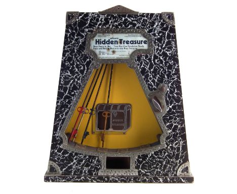 Bryan's Hidden Treasure penny slot machine , with key, 73cm high No glass, the key is the correct shape for the lock however 