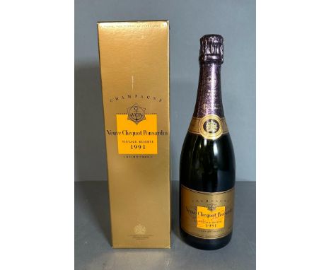A Bottle of 1991 Veuve Clicquot Ponsardin Vintage Brut