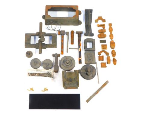A group of Stewart engine castings. 