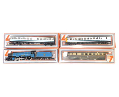 Lima OO gauge locomotives, including a GWR rail car, King Class locomotive King Charles II, 4-6-0 and two car DMU, boxed. (1 