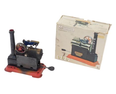 A Mamod steam engine SP1, boxed. 
