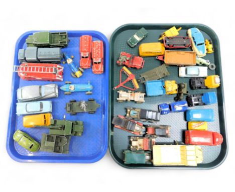 Dinky, Mettoy and other playworn diecast, including Dinky Super Toys fire engine, Dinky Super Toys pressure refueller, Dinky 