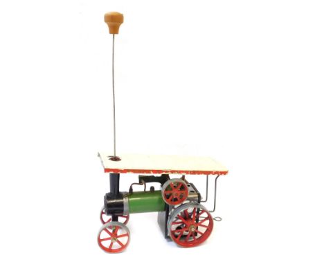 A Mamod TEA1 steam traction engine. 