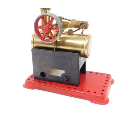 A Mamod steam traction engine. 