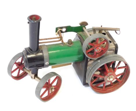 A Mamod TE1A steam traction engine. 