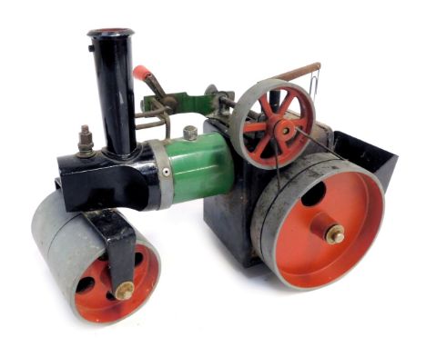 A Mamod steam traction engine. 