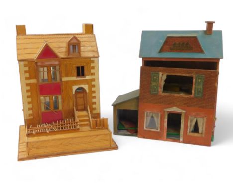 A match stick built house, and a doll's house. (2) 