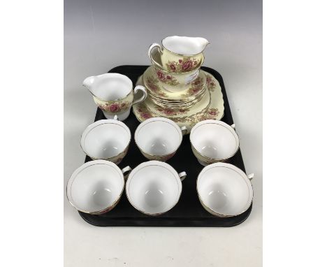 A Colcough porcelain tea service, pattern No. 6676