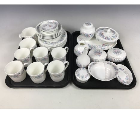 A Wedgwood tea service together with trinket dishes etc.