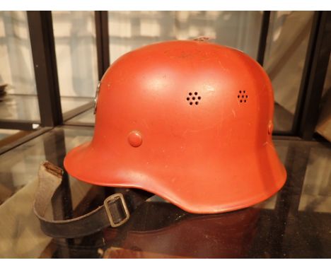 Post WWII German helmet with liner