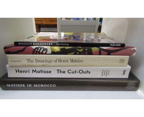 Five Modern Art books - 'Matisse In Morocco', 'Matisse -The Cut Outs', 'The Drwaings of Matisse', 'Fernand Leger - The Later 