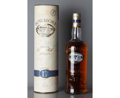 Bowmore 17 year old Islay Scotch Whisky, Single malt, 70cl, 43%
Our in-house postage team can ship this lot to a UK address f
