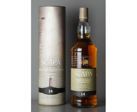 Scapa 14 Years Old Orkney, Single Malt Scotch Whisky, Scapa distillery, 1L, 40%
Our in-house postage team can ship this lot t