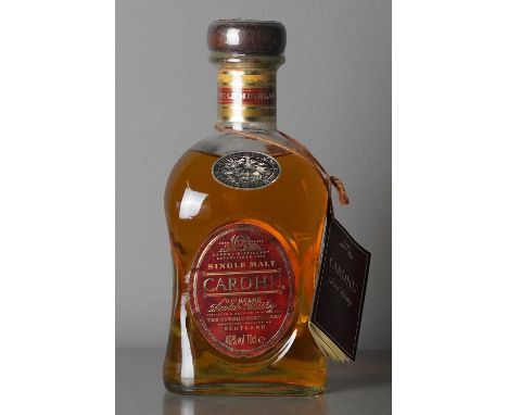Cardhu, Single Malt Scotch Whisky Aged 12 years, 40% vol, 70cl.
Our in-house postage team can ship this lot to a UK address f