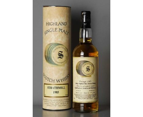 Strathmill Vintage 1985 Signatory 70cl limited edition release bottle Strathmill Vintage 1985 Single Highland Malt Scotch Whi