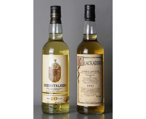 Longrow 1992 Blackadder Natural Strength Single Campbeltown Malt Whisky and Deerstalker 10 Year Old  Longrow 1992 Blackadder 