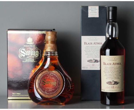 Blair Athol 12 Year Old & Johnnie Walker Swing Blair Athol 12 Year Old
Highland Single Malt Scotch Whisky, 70cl, 43%; Johnnie