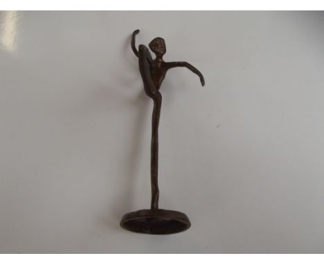 Bronze abstract model of a dancer
