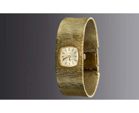 Tissot/ Stylish Ladies 9ct Gold Bracelet Dress Watch From The 1970's. Fully Hallmarked and In Pristine Condition. 31.3 grams.