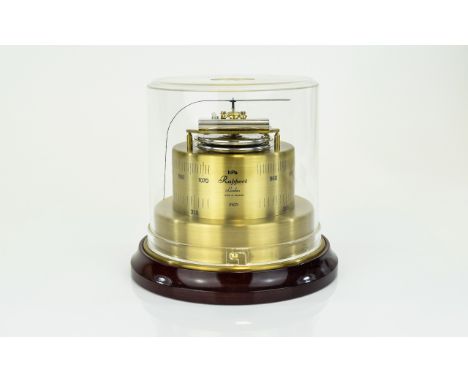 Desktop Weather Station Barometer Thermometer & Hygrometer Brass Barometer by Rapport London. Made in Germany, mounted circul
