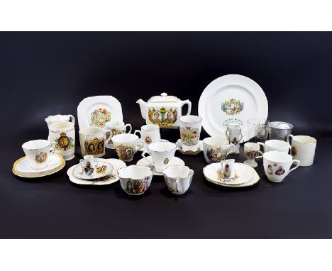 A Collection Of Vintage Commemorative Royal Interest Ceramic Items A large collection of  royal memorabilia spanning several 