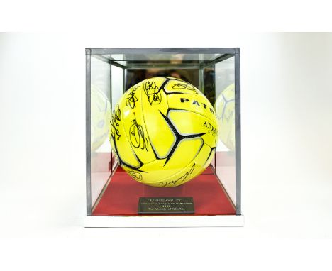 Liverpool F.C. Champions League Final Winners, Date 2005. The Miracle of Istanbul, A Football Obtained From Liverpool F.C. 4 