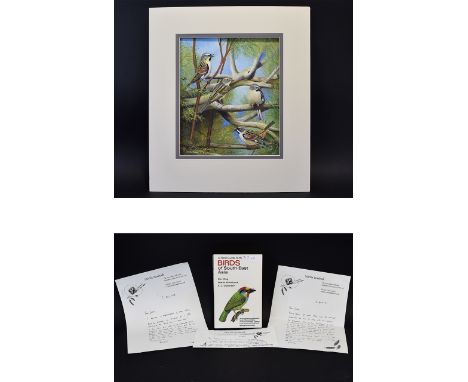 Original Artwork 'Dead Sea Sparrows' By Martin Woodcock Martin Woodcock has been a bird and wildlife painter since 1974, when