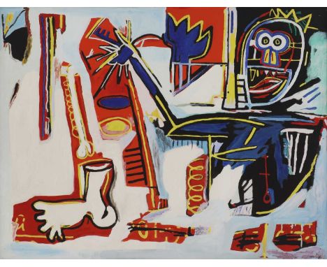 21st Century School, after Jean-Michel Basquiat'Agony of the Feet'oil on canvas114 x 146cmA copy of the original which is in 