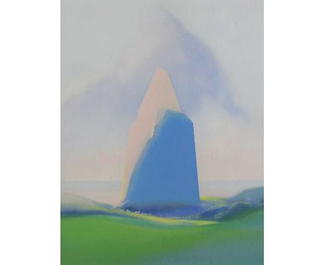 ▴ Graham Ovenden (b.1943)'The Tower of Babel'signed 'Graham Ovenden', inscribed with title, medium and 'painted for my dear f