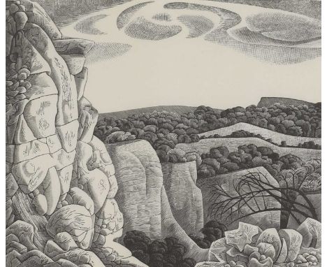 ▴ Monica Poole (1921-2003)'Quarry'wood engraving, signed 'Monica Poole' in pencil l.r., inscribed with title and numbered '20