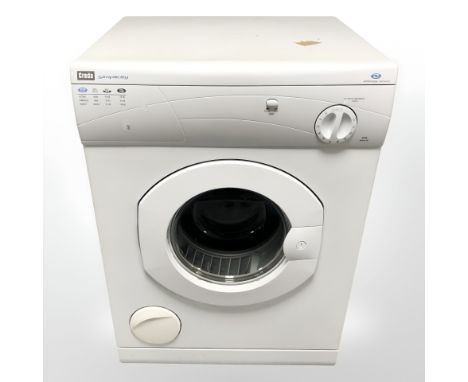 A Creda Simplicity tumble dryer, with user manual. 