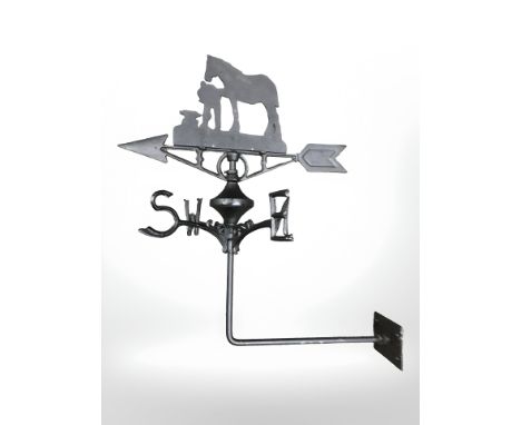 A horse weather vane.