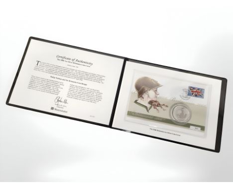 A Westminster issue 2006 Britannia limited edition commemorative silver coin cover (1 oz fine silver).
