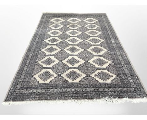 A Lahore Bokhara carpet, Pakistan, 267cm by 193cm 