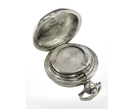 An antique silver sovereign case, Birmingham 1913.