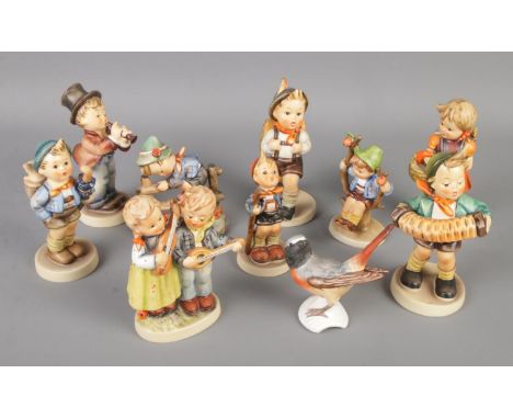 Ten Goebel figures.  Good condition.