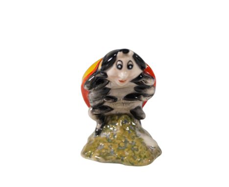 This rare Royal Doulton Beatrix Potter prototype figurine depicts Mother Ladybird in a distinctive and unusual colorway. Feat