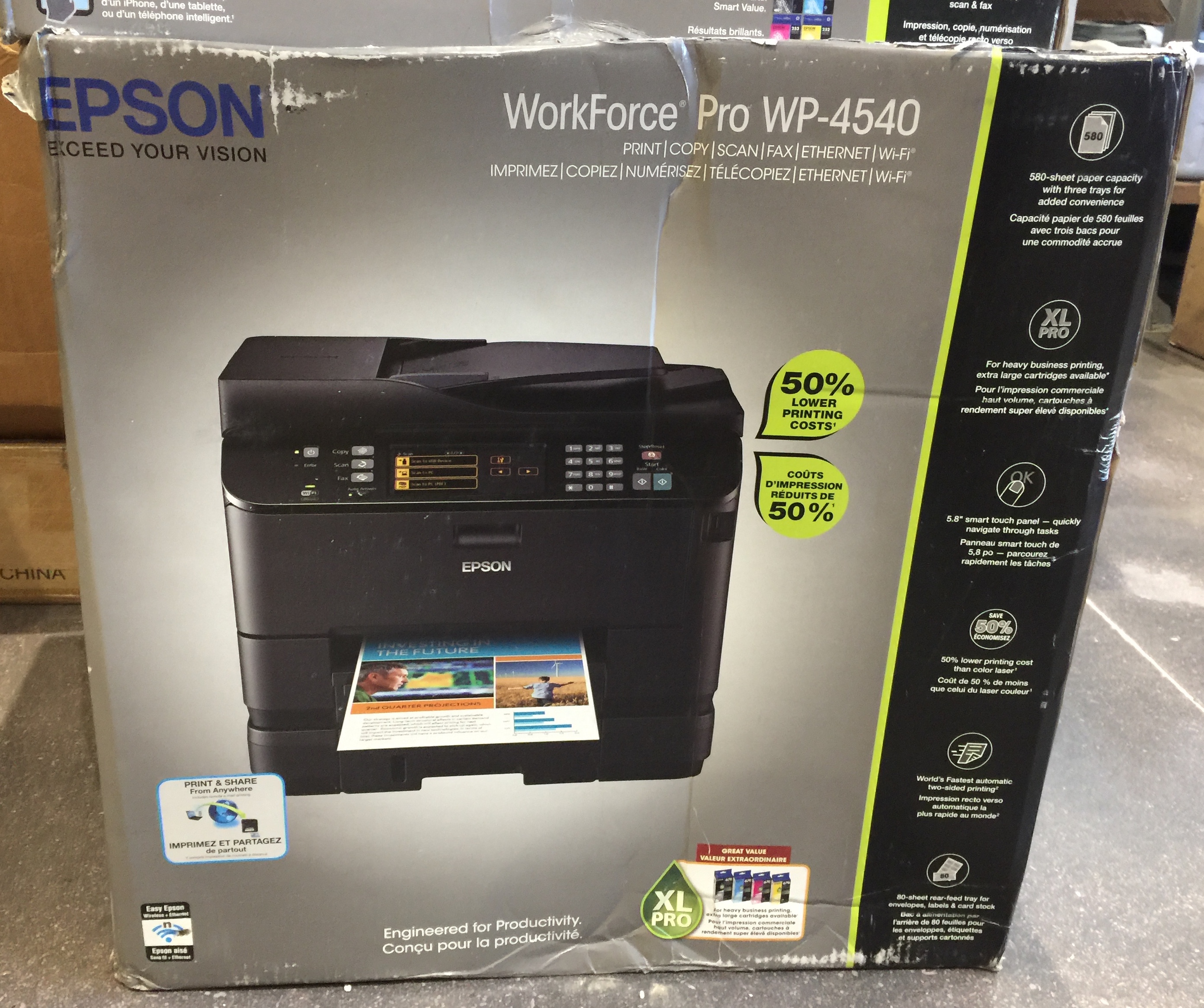 EPSON WORKFORCE WF3540 PRINTER