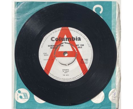 THE RATS - SPOONFUL 7" - ORIGINAL UK DEMO (COLUMBIA - DB 7483). Immaculate condition original UK 7" demo from The Rats - Mick
