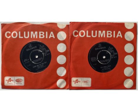 PINK FLOYD - ORIGINAL UK COLUMBIA 7" BUNDLE. Top condition selection of 2 x early Floyd 45s. Titles are Point Me At The Sky (