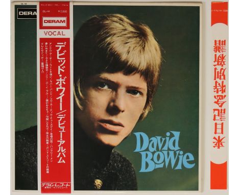 DAVID BOWIE - DAVID BOWIE LP - COMPLETE '2 OBIS' JAPANESE 1973 PRESSING (DERAM - DL-44). Amazing complete 1973 Japanese press